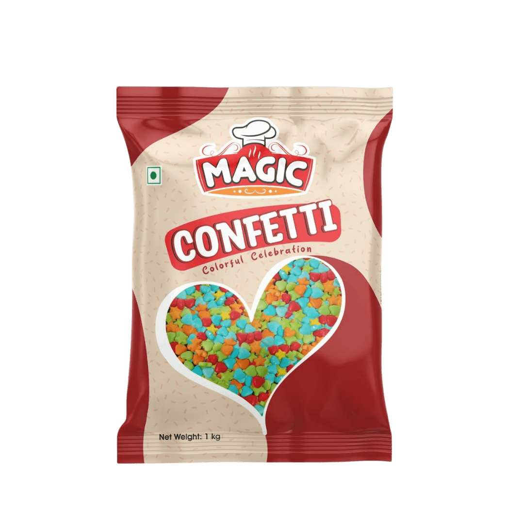 Buy 1KG Star Candy Online for Cake Decoration at RPG Industries
