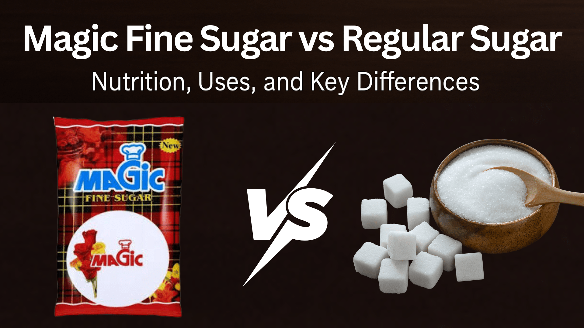 Magic Fine Sugar vs Regular Sugar