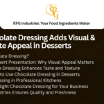 How Chocolate Dressing Adds Visual & Taste Appeal in Desserts