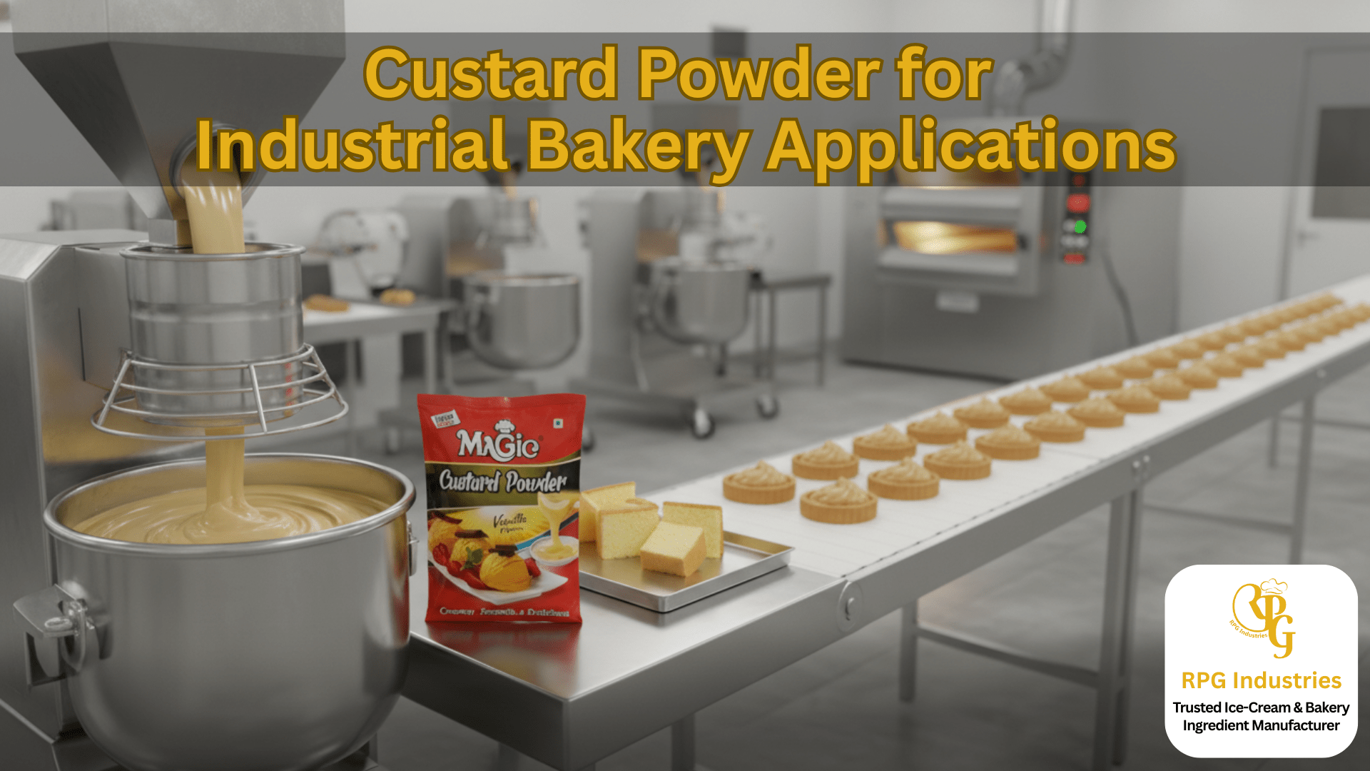 Custard Powder for Industrial Bakery Applications: RPG Industries