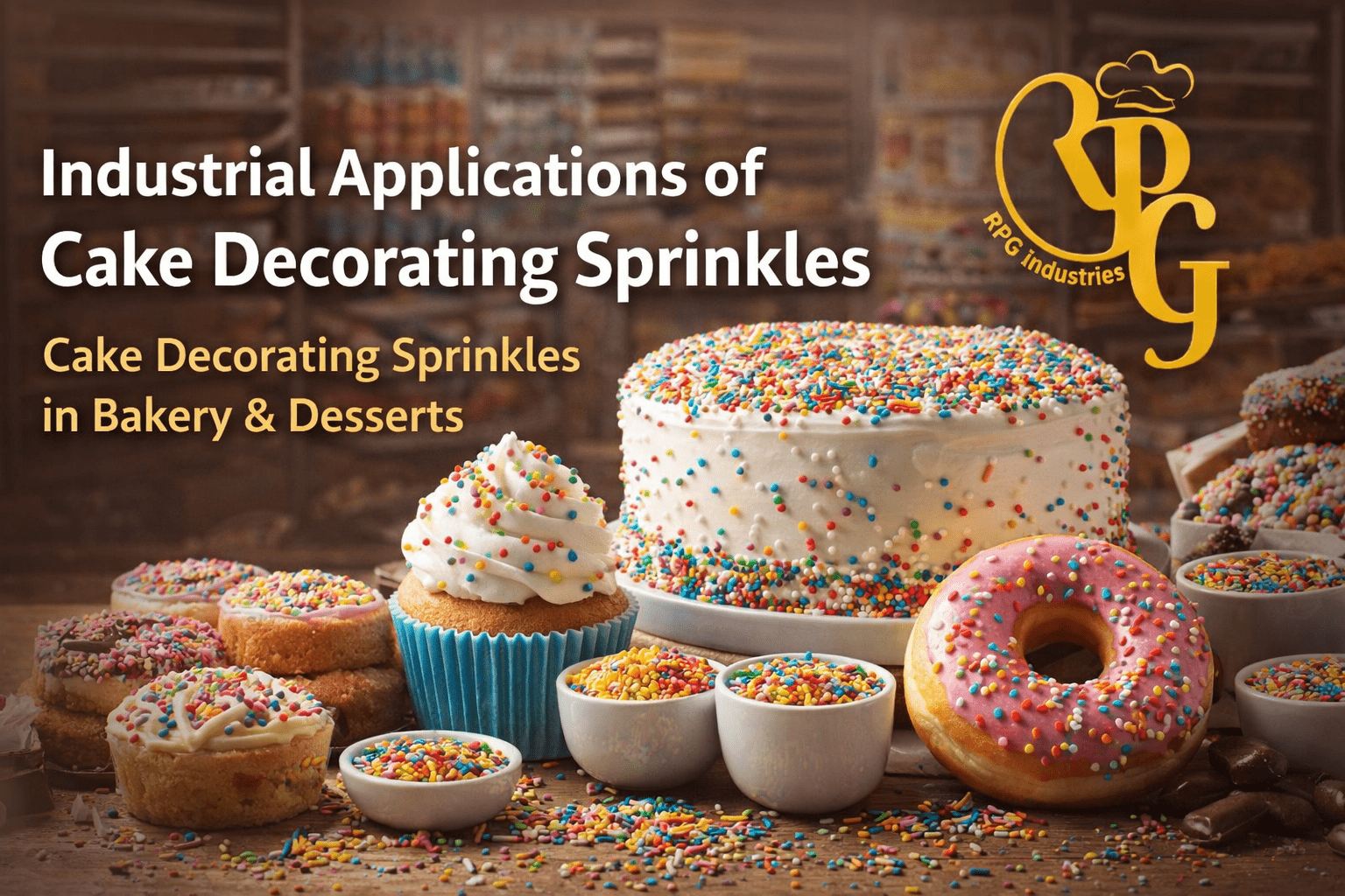 Industrial Applications of Cake Decorating Sprinkles