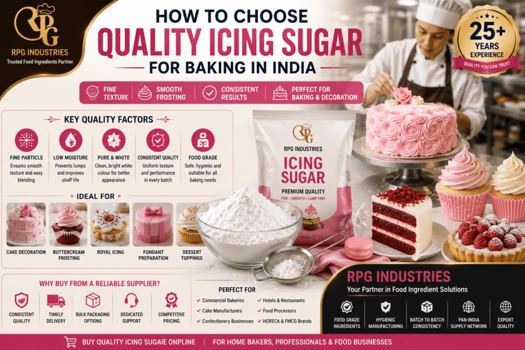 How to Choose Quality Icing Sugar for Baking in India